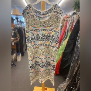 Keren Hart New M colorful knitted dress
